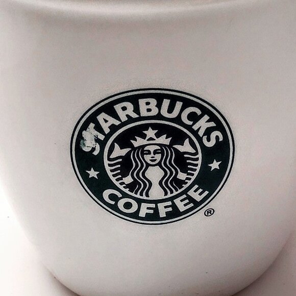 Starbucks Heavy Barrel Coffee Mug White Siren-Mermaid 16 Oz Cup 2007 Orig. Store - Picture 8 of 8